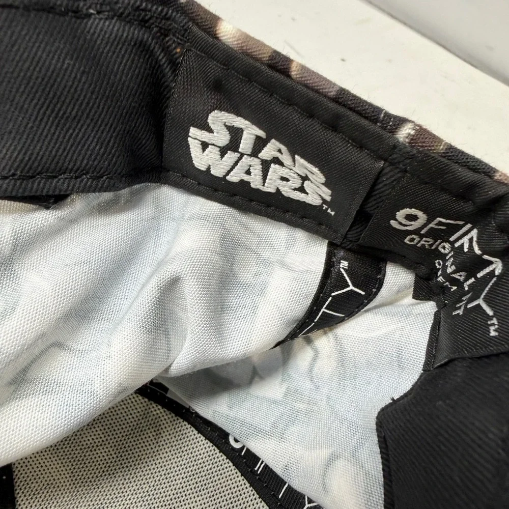 New Era Star Wars Stormtrooper 9FIFTY Snapback Hat First Order Black Grey OSFM